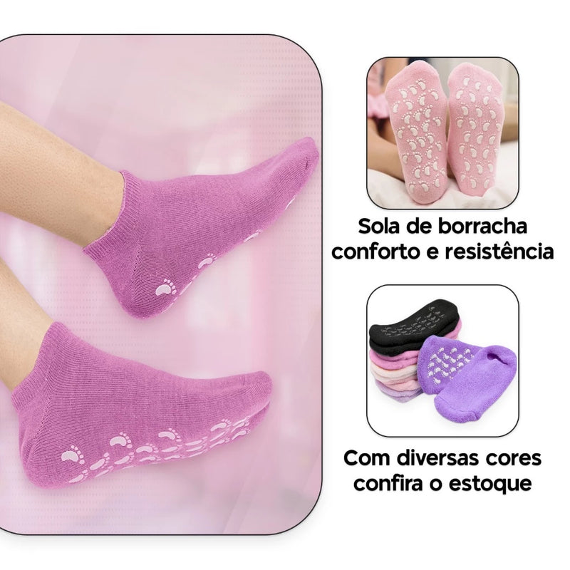 Meias Para Tratamento dos Pés Ressecados