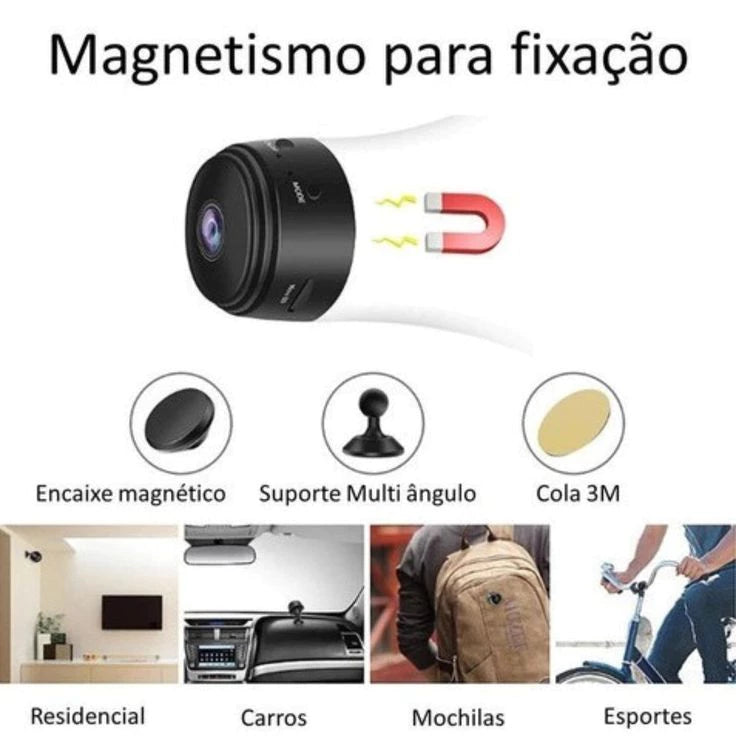 Câmera A9 Mini HD Sensor De WIFI